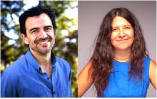 Dr Cristián Bellei and Dr Marcela Ramos